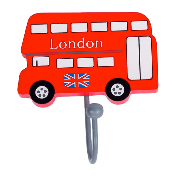 Childrens Set of 3 LONDON Coat Hooks