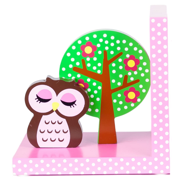 Kids Bird & Owl Wooden Bookends by Tinkie Toys