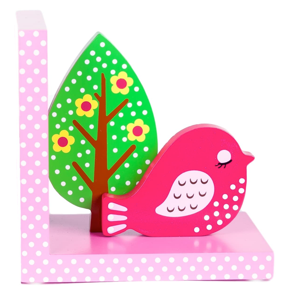 Kids Bird & Owl Wooden Bookends by Tinkie Toys