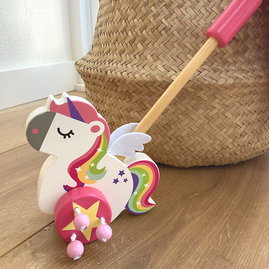 Unicorn pull best sale along toy